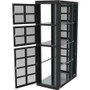 Rack Solutions Colocation Cabinet (3 Compartments) - For Server - 45U Rack Height29" (736.60 mm) Rack Depth - Steel - 3000 lb g) (Fleet Network)