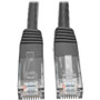 Tripp Lite series Cat6 Gigabit Molded Patch Cable (RJ45 M/M), Black, 15 ft - 15 ft (4.57 m) Category 6 Network Cable for Network - 1 x (Fleet Network)