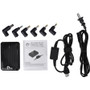 SIIG Ultra-Compact Universal Laptop Power Adapter 45 W Multi Voltage Outputs Input AC DC V AC-PW1012-S1