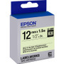 Epson LabelWorks Glow-In-the-Dark LK Tape Cartridge ~1/2" Black Glow-in-the-Dark - 1/2" (12.70 mm) Width - Thermal Transfer - Black (LK-4ZBU)
