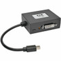 Tripp Lite by Eaton B155-002-DVI-V2 2-Port Mini DisplayPort 1.2 to DVI MST Hub - 3840 x 1080 - DisplayPort - DVI Out - USB (Fleet Network)