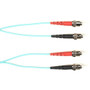 Black Box Fiber Optic Duplex Patch Network Cable - 82 ft Fiber Optic Network Cable for Network Device - First End: 2 x ST Network - - (Fleet Network)