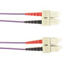 Black Box Fiber Optic Duplex Patch Network Cable - 13.1 ft Fiber Optic Network Cable for Network Device - First End: 2 x SC Network - (Fleet Network)