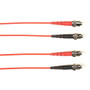 Black Box Fiber Optic Duplex Patch Network Cable - 26.3 ft Fiber Optic Network Cable for Network Device - First End: 2 x ST Network - (Fleet Network)
