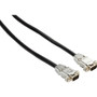 Black Box RS-232 Shielded Cable W/ Metal Hoods DB9M/M 5Ft. Black - 5 ft (1.52 m) Serial Data Transfer Cable for Monitor, Printer - 1 x (Fleet Network)