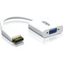 ATEN DisplayPort to VGA Adapter - DisplayPort/VGA Video Cable for Notebook, Video Device, TV - First End: 1 x DisplayPort 1.1a Digital (Fleet Network)