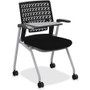 Mayline Thesis - Flex Back, Tablet - Black Seat Color - Fabric Seat Material - Poly Back Material - Gray Frame Color - Four-legged - 2 (Fleet Network)