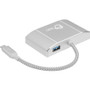 SIIG USB 3.1 Type-C LAN Hub With HDMI Adapter 4K Ready For Notebooks And AV Connectivity Notebook Transfer AV/Data Cable First JU-H30712-S1