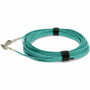 AddOn ADD-LC-LC-35M5OM3 LC to LC Duplex OM3 Fiber Patch Cable - 114. 8 ft (35 m) Aqua OFNR Riser-Rated