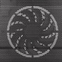 Thermaltake Massive A23 Notebook Cooler - 1 Fan(s) - 1200 rpm - 284.3 gal/min (1076040.17 mL/min) - Steel Mesh, Plastic - Black (CL-N013-PL12BL-A)