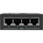 StarTech.com 4 Port Gigabit Midspan - PoE+ Injector - 802.3at and 802.3af - 120 V AC, 230 V AC Input - 52 V DC, 2.31 A Output - 4 - 4 (POEINJ4G)