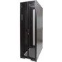 Rack Solutions Server Rack Cabinet - For Server - 42U Rack Height x 19" (482.60 mm) Rack Width - Black Powder Coat - 2300 lb g) Weight (Fleet Network)