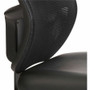 Safco 3397BV Vue Intensive-use Mesh Task Chair - Black Vinyl Seat - Adjustable Arms & Back - 500 lb Capacity
