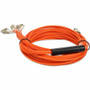 AddOn 1m MPO/UPC to 4xLC/UPC Duplex Orange OM1 OFNR (Riser-Rated) 8-Strand MMF Fiber Fanout Cable - 3.3 ft (1 m) Fiber Optic Network - (ADD-MPO-4LC1M6MMF)