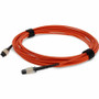 AddOn 6m MPO/UPC to MPO/UPC Orange OM1 OFNR (Riser-Rated) 12-Strand Fiber Patch Cable - 19.7 ft (6 m) Fiber Optic Network Cable for - (Fleet Network)