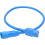 Tripp Lite by Eaton P018-002-ABL Standard Power Cord - IEC C14 to C15 - 230V/15A - 2 ft Blue - UL-Listed