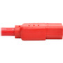 Tripp Lite by Eaton P005-006-ARD Power Extension Cord - 6 ft Red SJT - 230V/15A IEC C13 to C14