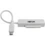 Tripp Lite series U438-06N-G2-W USB 3.1 Gen 2 to SATA III Adapter Cable, White - 6" (152.40 mm) SATA/USB Data Transfer Cable for Hard (Fleet Network)