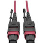 Tripp Lite series N845-02M-12-MG MTP/MPO Multimode Patch Cable, Magenta, 2 m - 6.6 ft (2.01 m) Fiber Optic Network Cable for Network - (Fleet Network)