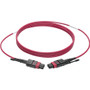 Tripp Lite series N845-05M-12-MG MTP/MPO Multimode Patch Cable, Magenta, 5 m - 16.4 ft (5 m) Fiber Optic Network Cable for Network - 1 (N845-05M-12-MG)