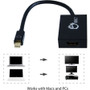 SIIG Mini DisplayPort 1.2 To HDMI Active Adapter 5.9 Inch Converter For 4K Compatible Displays CB DP1N11 Audio/Video HDMI/Mini Cable CB-DP1N11-S1