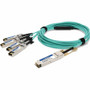 AddOn Cisco QSFP-4SFP25G-AOC10M Compatible TAA Compliant 100GBase-AOC QSFP28 to 4xSFP28 Direct Attach Cable (850nm, MMF, 10m) - 32.8 - (Fleet Network)