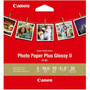 Canon Photo Paper Plus Glossy II 5x5 (20 Sheets) - 92 Brightness - 5" (127 mm) x 5" (127 mm) - 70 lb (31751.47 g) Basis Weight - - 20 (Fleet Network)
