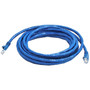 Monoprice Cat6 24AWG UTP Ethernet Network Patch Cable, 14ft Blue - 14 ft Category 6 Network Cable for Network Device - First End: 1 x (Fleet Network)