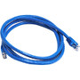 Monoprice Cat6 24AWG UTP Ethernet Network Patch Cable, 5ft Blue - 5 ft Category 6 Network Cable for Network Device - First End: 1 x - (Fleet Network)