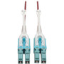 Tripp Lite series N821-01M-MG-T Fiber Optic Network Cable - 3.3 ft (1.01 m) Fiber Optic Network Cable for Network Device - First End: (Fleet Network)