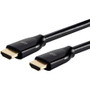 Monoprice Certified Premium High Speed HDMI Cable, HDR, 3ft Black - 3 ft HDMI A/V Cable for Audio/Video Device - First End: 1 x HDMI - (Fleet Network)