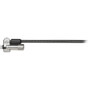 Kensington K67996 N17 Dual Headed Keyed Laptop Lock - 6 ft (1. 83 m) Black Plastic/Carbon Steel Security Cable for Dell Devices