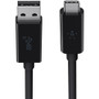Belkin USB Data Transfer Cable - 3 ft (0.91 m) USB Data Transfer Cable for Notebook - First End: 1 x USB 3.1 Type A - Male - Second 1 (B2C006-1M-BLK)