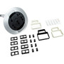 Middle Atlantic AMD8ATC Assembled Communications Poke-thru Device - Brushed Aluminum - Brushed Aluminum (Fleet Network)