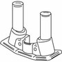 Wiremold RC7 Multi-Service Assembled Poke-Thru Device Communication Adapter - Poke Thru Device Communication Adapter (Fleet Network)
