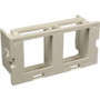 Wiremold CM 2A Dual Flushmount Unloaded Keystone Module - 2 x Total Number of Socket(s) - White - Plastic - 1 (Fleet Network)
