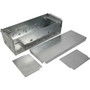 Wiremold 880W3 Series Steel Floor Box - 3-gang - Steel, Metal (Fleet Network)