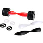 Thermaltake Pacific Flow Indicator Two - Black, Red, White - Acrylonitrile Butadiene Styrene (ABS), PETG (Polyethylene Terephthalate (Fleet Network)