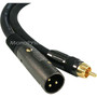 Monoprice 25ft Premier Series XLR Male to RCA Male 16AWG Cable (Gold Plated) - 25 ft RCA/XLR Audio Cable for Audio Device - First End: (4780)