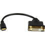 StarTechcom_Mini_HDMI_to_DVI-D_Adapter_MF_-_8in_-_8_DVI-DHDMI_Video_Cable_for_Tablet_Monitor_TV_Projector_Video_Device_-_First_HDCDVIMF8IN