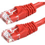 Monoprice Cat5e 24AWG UTP Ethernet Network Patch Cable, 50ft Red - 50 ft (15.24 m) Category 5e Network Cable for Network Device - End: (2160)