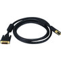 Monoprice 6ft 28AWG Dual Link DVI-D M/F Extension Cable - Black - 6 ft DVI-D Video Cable for PC, Monitor, Projector, HDTV, Video - 1 x (Fleet Network)
