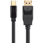 Monoprice Select Series Mini DisplayPort 1.2 to DisplayPort 1.2 Cable, 6ft - 6 ft (1.83 m) DisplayPort/Mini DisplayPort A/V Cable for (13373)
