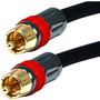 Monoprice RCA Audio/Video Cable - 100 ft (30.48 m) RCA A/V Cable for Audio/Video Device - First End: 1 x RCA Audio/Video - Male - End: (5872)