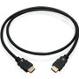 IOGEAR Premium High Speed HDMI Cable 1.6 ft - 1.6 ft (0.49 m) HDMI A/V Cable for Audio/Video Device, TV - First End: 1 x HDMI 2.0b - - (GHDC200A)