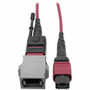 Tripp Lite series N846-08N-A2B Fiber Optic Duplex Patch Network Cable - 8" (203.20 mm) Fiber Optic Network Cable for Network Device - (N846-08N-A2B)