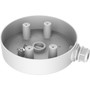 Hikvision DS-1280ZJ-SD11 Mounting Box for Surveillance Camera - White - 11 lb (4989.52 g) Load Capacity - Aluminum Alloy (Fleet Network)