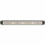 Tripp Lite series N252-024-6A 24-Port 1U Rack-Mount Cat6a/Cat6/Cat5e 110 Patch Panel - 24 Port(s) - 24 x RJ-45 - 1U High - Black - 19" (N252-024-6A)