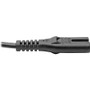 Tripp Lite by Eaton P061-006 Standard Power Cord - 6 ft Black - IEC 60320 C7 to BS 1363 - 250 V AC / 2. 50 A - For UPS & PDU