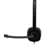 Logitech Stereo Headset H151 - Stereo - Mini-phone - Wired - 22 Ohm - 20 Hz - 20 kHz - Over-the-head - Binaural - Supra-aural - 5.9 ft (981-000587)